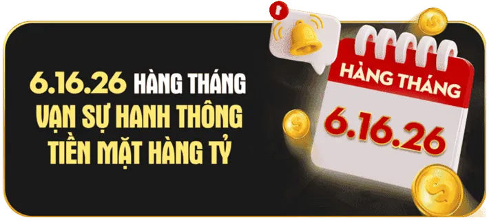 Thưởng Chào Mừng f1688 chính thức