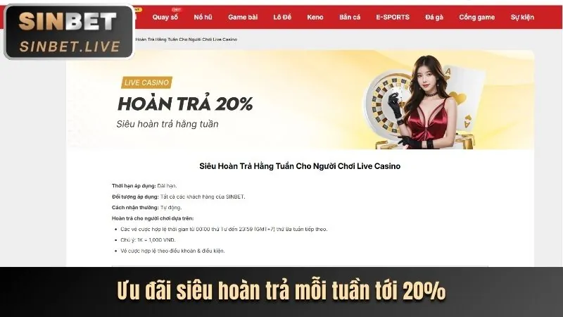 Hoàn trả thể thao và casino f1688 chính thức